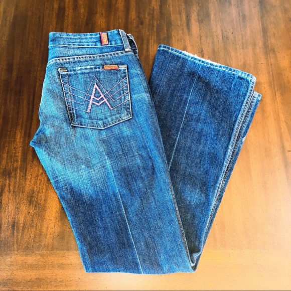 7 For All Mankind “A” Pocket Bootcut Jeans - 29 - Picture 4 of 5